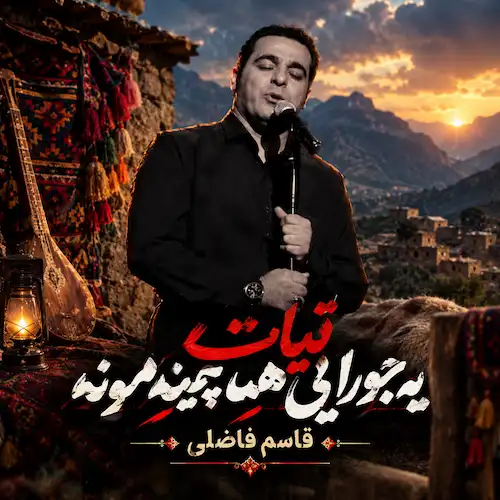 دانلود آهنگ شاد قاسم فاضلی تیات یه جورایی همه چینه مونه
